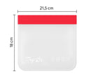 Reusable Ziplock Freezer Bags BPA Free Leakproof Food Storage Set 20 Pack