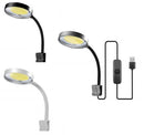 Fish Tank Clip On Light 2.5W USB LED Aquarium Clamp Lamp Flexible Neck