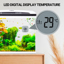 Magnetic Aquarium Glass Cleaner 2 in 1 Floating Scraper Thermometer