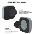 Magnetic Aquarium Glass Cleaner 2 in 1 Floating Scraper Thermometer