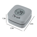 Magnetic Aquarium Glass Cleaner 2 in 1 Floating Scraper Thermometer