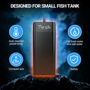 10W Mini Aquarium Heater Submersible Preset 25°C Thermostat Nano Tank 10L