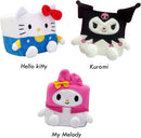 Share Hello Kitty Cubeez Kuromi Melody 10cm Plush Memory Foam Stackable 10cm Toy