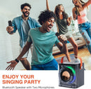 DYNASONIC B52 Kids Karaoke Machine Bluetooth Speaker 2 Microphones Toy
