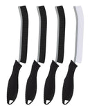 Crevice Cleaning Brush 4 Pack Hard Bristle Grout Tile Sink Gap Tool