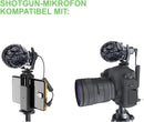 DigiPower Universal Directional Microphone Phone Holder TRS & TRRS Cable & Case