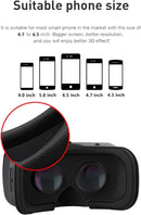 NK 3D VR Headset for Smartphones 4.7–6.5" Virtual Reality Glasses 360° Rotation