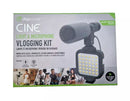 Digipower CINE Video Vlogging Kit LED Light & Microphone 2 Piece Set