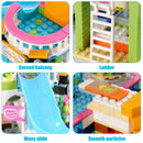 Exercise N Play Friends Hair Salon Pool Party Building Blocks Toy Set 1373 Piece