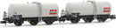 Arnold HN6676 SNCF AVIA Tank Wagon Set N Gauge Ep IV 2 Pack Freight Wagons