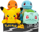 Pokemon 20cm Plush Pikachu Charmander Squirtle Bulbasaur Official Soft Toy