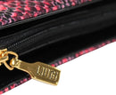 Luigi Womens Pink Red Crossbody Bag Faux Leather Small Shoulder Purse