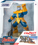 Zoteki Marvel Avengers Thanos 4'' Figure Series 1 Connect Create Toy