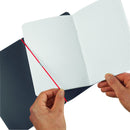 Herlitz Notebook Folder A5 Squared Pages Hard Cover Black 11361557
