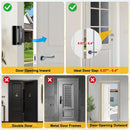 Home Security Door Locks 2 Pack Metal Reinforcement Lock 1000lbs 3" Withstands