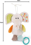 NICI Elephant Dundi Musical Plush Toy 18cm Baby Soother Music Box