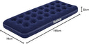 Bestway Single Air Mattress Inflatable Airbed Blow Up Camping 185x76x22cm