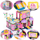 Exercise N Play Friends Hair Salon Pool Party Building Blocks Toy Set 1373 Piece