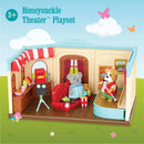 Lil Woodzeez Movie Theatre Playset Posable Figures Mini Cinema Toy 3+ Gift