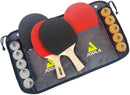 JOOLA Table Tennis Set 4 Bats 10 Balls Carry Bag Ping Pong Family Kit