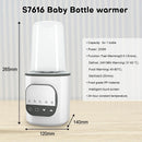 5 in 1 Baby Bottle Warmer Steriliser LCD Timer Smart Temp BPA Free Fits All