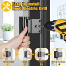 Home Security Door Locks 2 Pack Metal Reinforcement Lock 1000lbs 3" Withstands