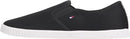 Tommy Hilfiger Women's Canvas Slip On Trainers Low Top Space Blue, UK4 EU37