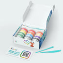 Hey Clay Winter Holidays Air Dry Clay Kit 15 Cans + Sculpting Tools Kids Craft