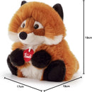 Trudi Fluffy Fox Plush Soft Toy 19cm Cuddly Stuffed Animal Baby Kids Gift