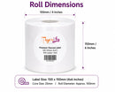 4x6 Thermal Shipping Labels 100x150mm 500 Labels Per Roll 6 Pack Direct Thermal
