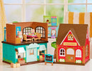 Lil Woodzeez Movie Theatre Playset Posable Figures Mini Cinema Toy 3+ Gift