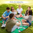 Amago Picnic Blanket 150x200cm Football Design Fleece Waterproof Mat