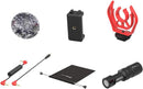 DigiPower Universal Directional Microphone Phone Holder TRS & TRRS Cable & Case