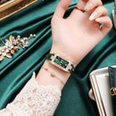 Modiya Women’s 36mm Rose Gold Quartz Dress Watch Emerald Green Dial