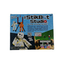 Zing StikBot Studio S1003 Orange WhiteClear Stop Motion Animation App Figure Kit