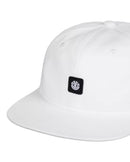 Element Pool White Strapback Cap Men’s Low Profile Baseball Hat OSFA