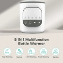 5 in 1 Baby Bottle Warmer Steriliser LCD Timer Smart Temp BPA Free Fits All