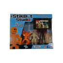 Zing StikBot Studio S1003 Orange WhiteClear Stop Motion Animation App Figure Kit