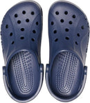 Crocs Baya Clog Kids Navy Slip On Sandals Lightweight Summer Shoes - UK Infant 5