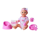 Simba New Born Baby Doll 43cm Drink Wet Function Accessories Kids Toy