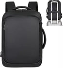 Yanlu Men’s 16.5" Laptop Backpack Waterproof Black Travel Outdoor Bag