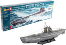 Revell 05100 U-Boat Type VII C/41 1:144 Model Kit Submarine Atlantic Unbuilt