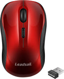 Wireless Silent Mouse 2.4G USB Mini 1600DPI for Laptop PC Mac Windows