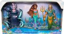 Disney Little Mermaid Ariel King Triton Ursula Dolls 3 Pack Mattel
