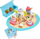Bluey Wooden Tea Party Set 18 Piece Pretend Play Teapot Cups Tray FSC Toy Age 3+