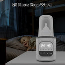 5 in 1 Baby Bottle Warmer Steriliser LCD Timer Smart Temp BPA Free Fits All
