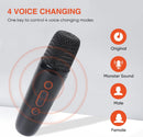 DYNASONIC B52 Kids Karaoke Machine Bluetooth Speaker 2 Microphones Toy