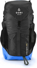 Gobi Gear 30L Travel Backpack Packable Water Resistant Daypack