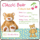 NICI Classic Bear Soft Toy 70cm Brown Plush Teddy 46510 Cuddly Animal