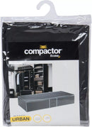 Compactor Black Underbed Storage Case Extra Flat 95x45x18cm